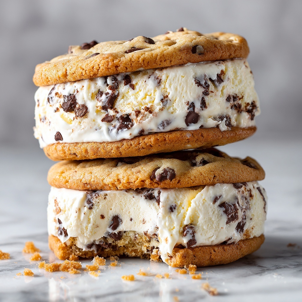 The Ultimate Cookie Dough Ice Cream Sandwich Recipe - Recipe Image