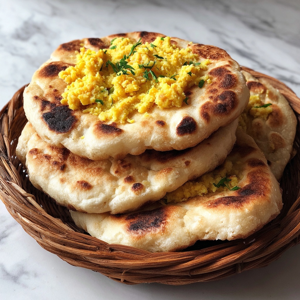 Easy Aloo Pyaz Naan Recipe: Fluffy Spiced Potato Delight Recipe - Recipe Image