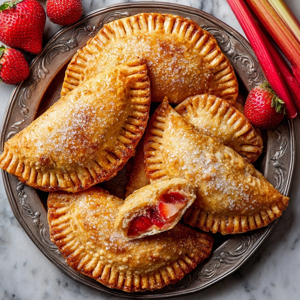 Strawberry Rhubarb Hand Pies Recipe - Recipe Image