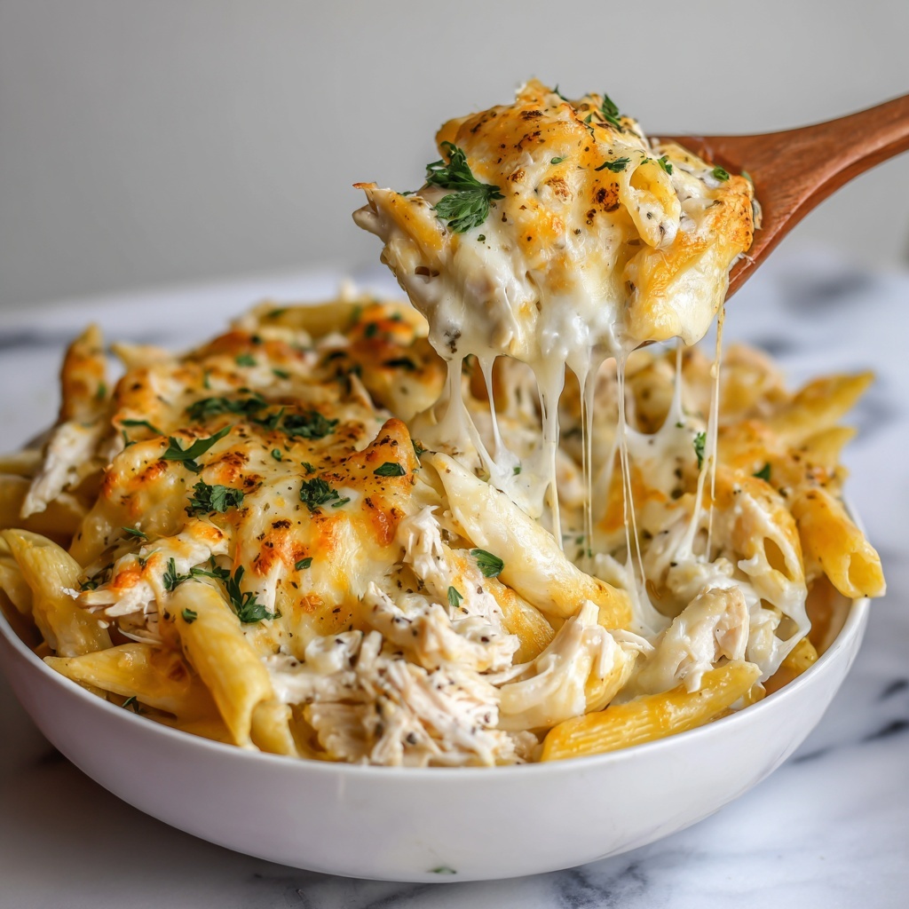 Chicken Alfredo Bake Recipe - Recipe Image