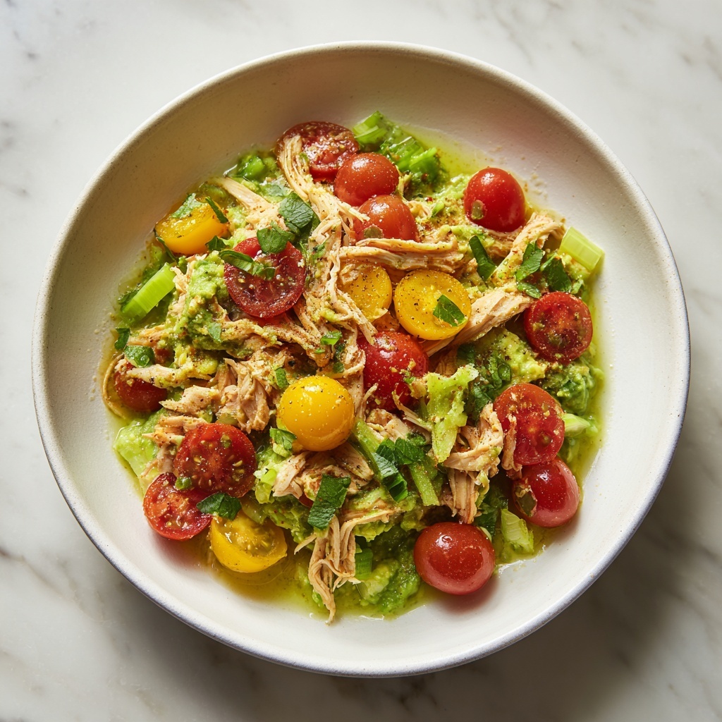 Healthy Ranch Chicken Salad: A Flavorful 350-Calorie Meal Recipe - Recipe Image