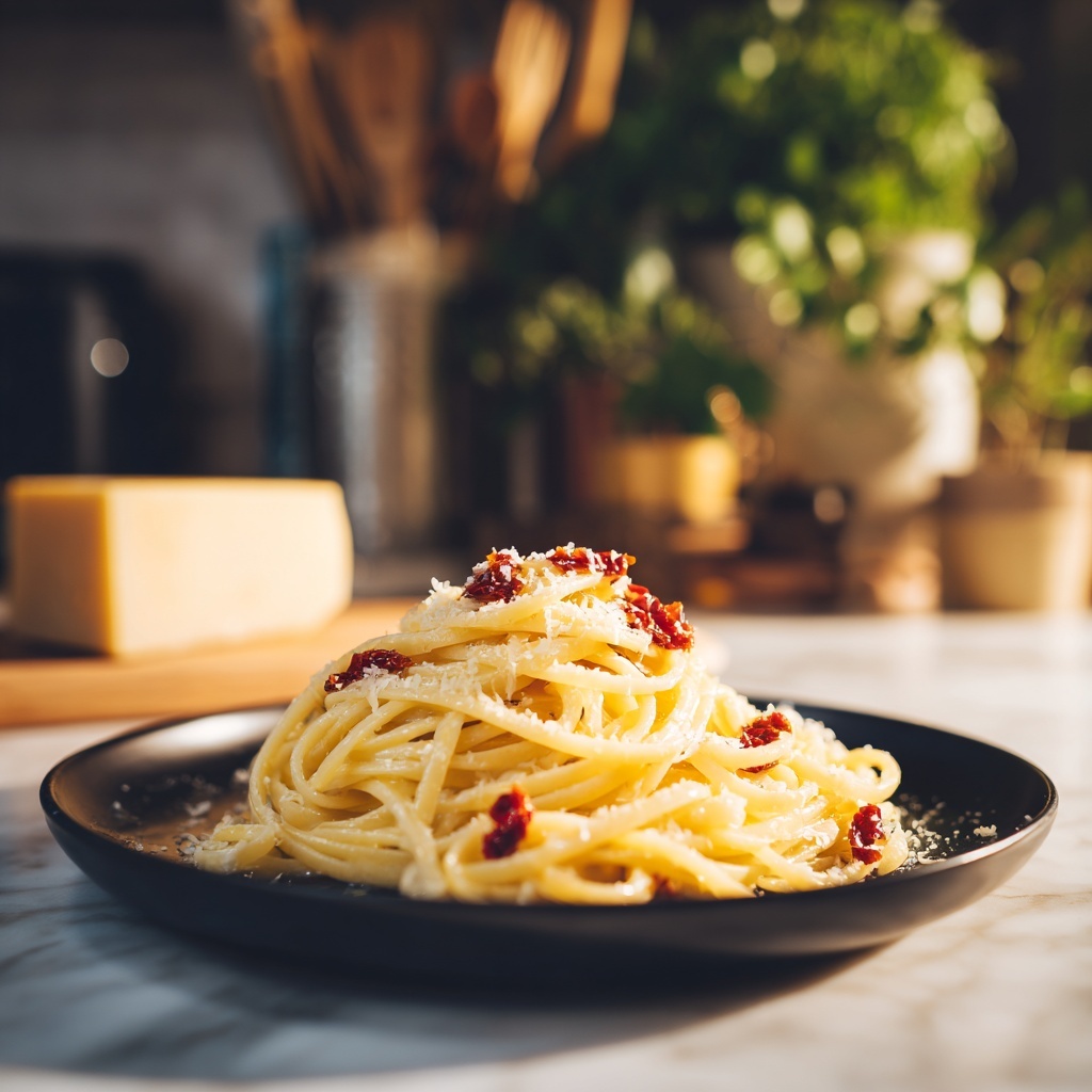 Classic Spaghetti Carbonara Recipe - Recipe Image