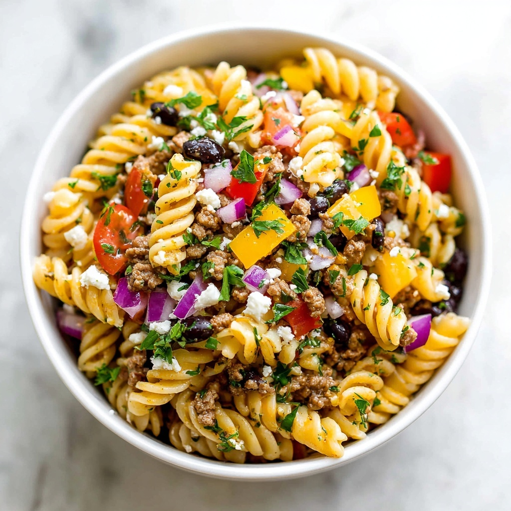 Cowboy Pasta Salad Recipe - Recipe Image
