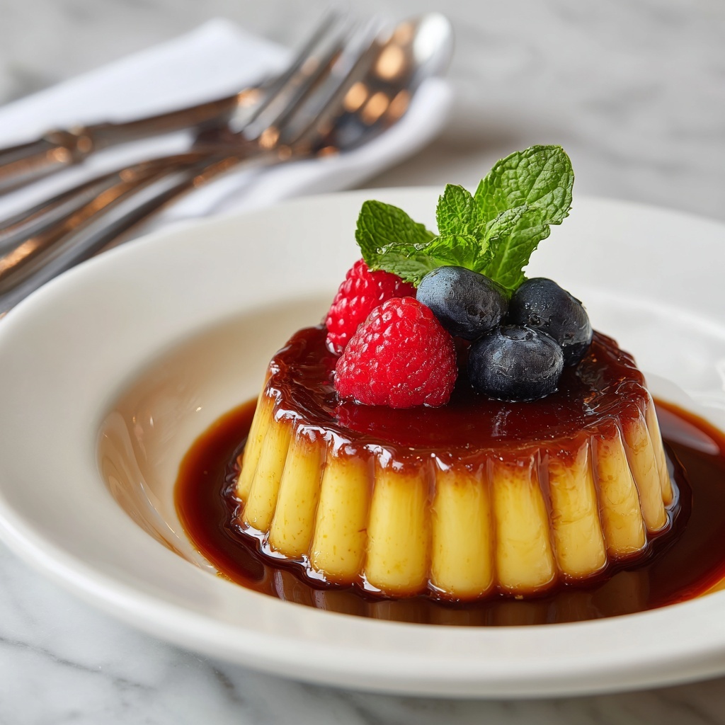 Easy Flan Recipe - Recipe Image