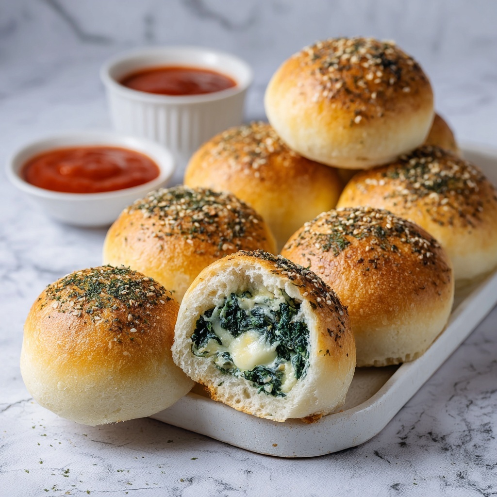 Spinach and Ricotta Rolls Recipe - Recipe Image