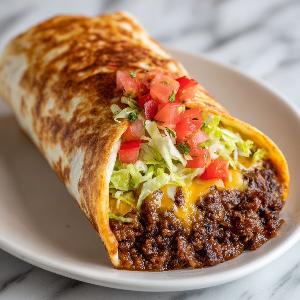 Comforting Nacho Cheese Beef Wrap Recipe - Recipe Image