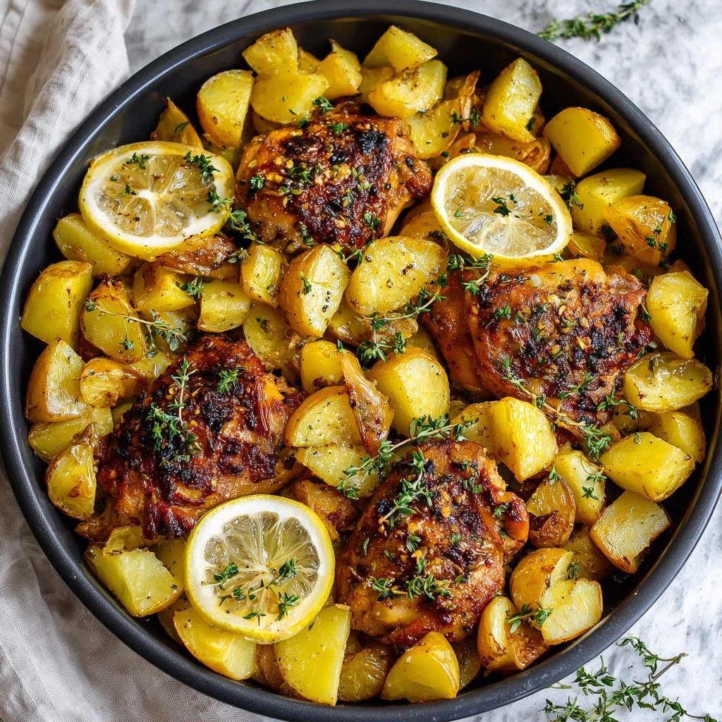 Greek Lemon Chicken & Potatoes Recipe - Recipe Image