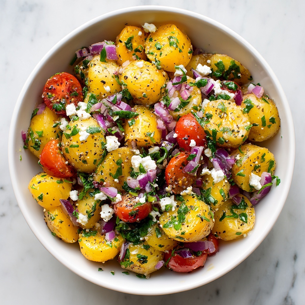 Potato Feta Salad Recipe - Recipe Image
