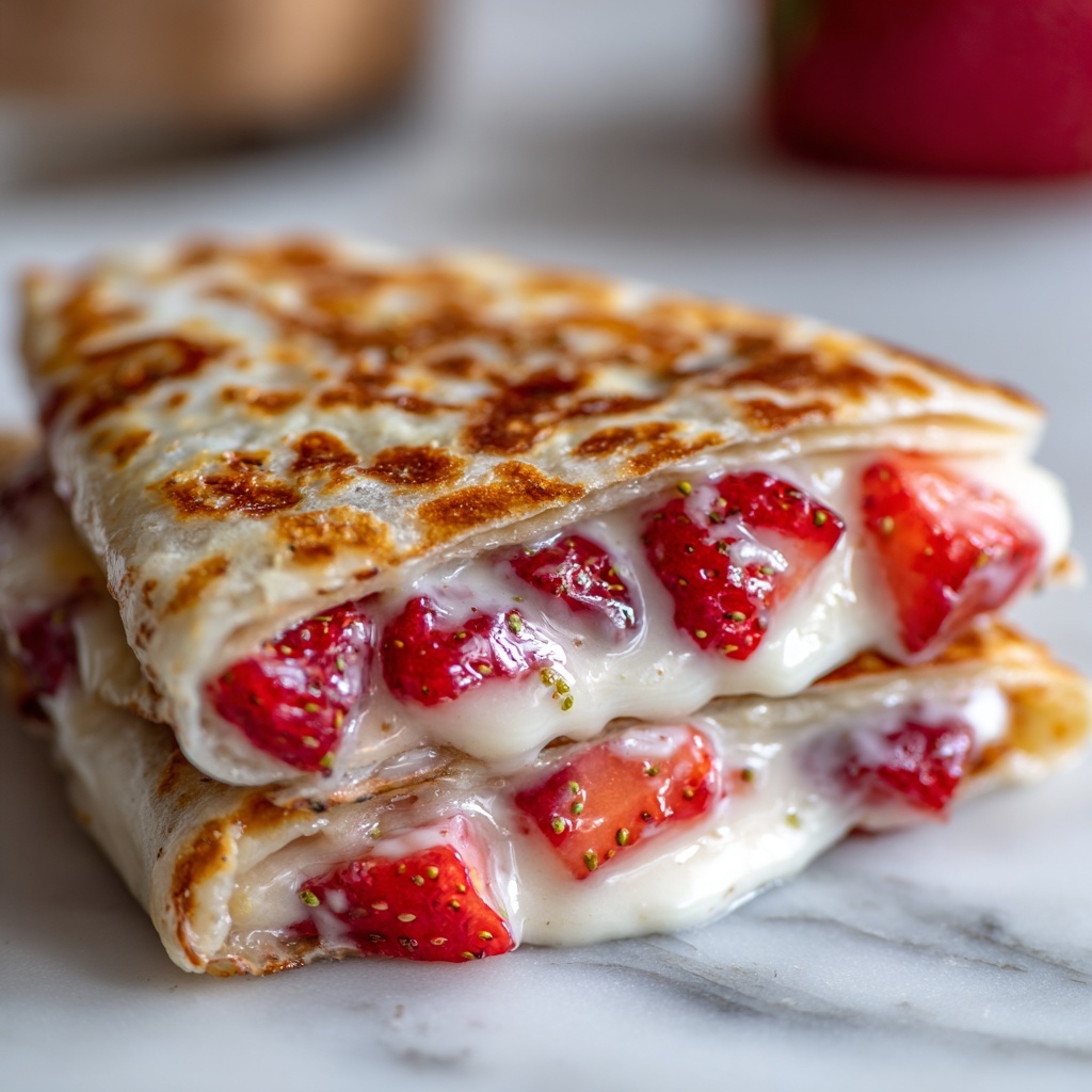 Strawberry Cheesecake Quesadilla Recipe - Recipe Image