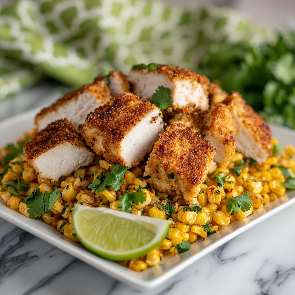 Cilantro-Lime Chicken with Fresh Corn Salsa Recipe - Recipe Image