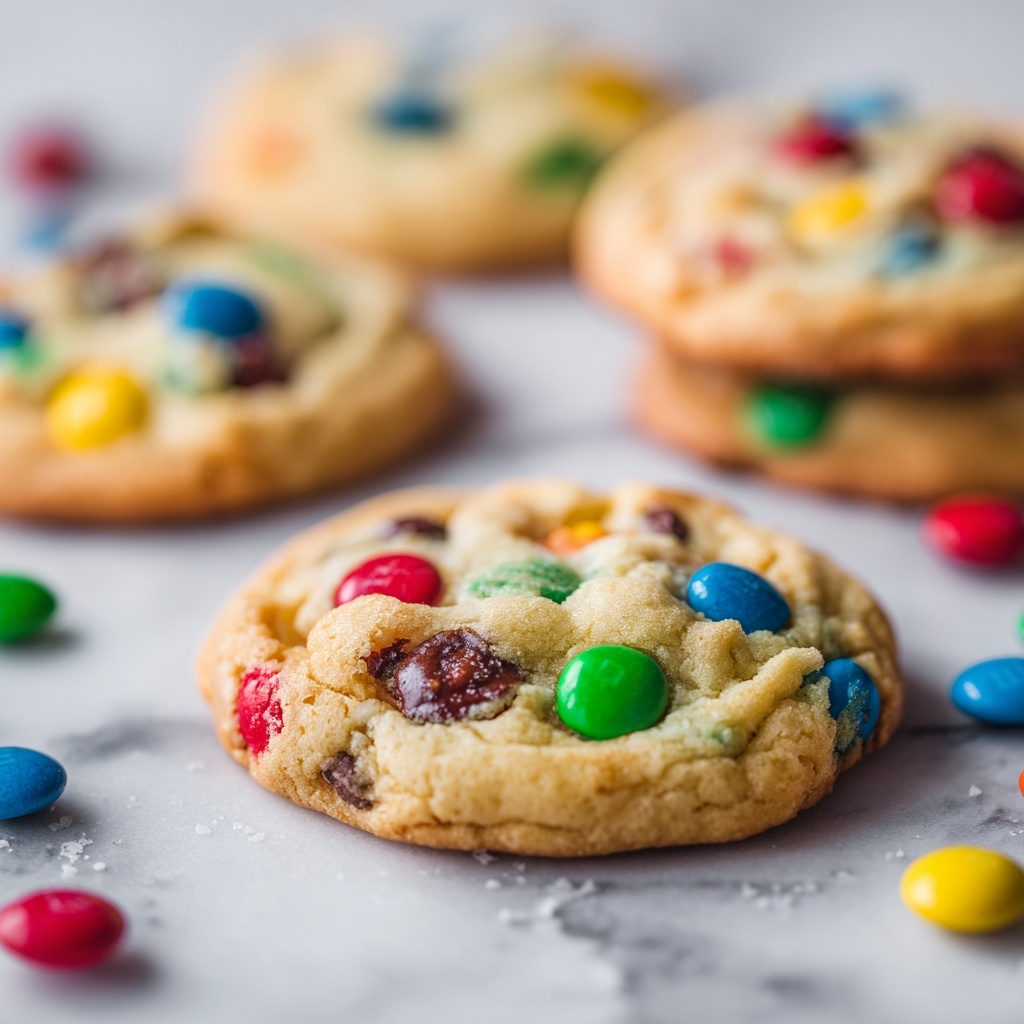 Soft and Chewy M&M Cookies Recipe - Recipe Image