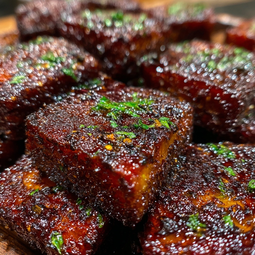 Cajun Garlic Butter Steak Bites Recipe - Recipe Image