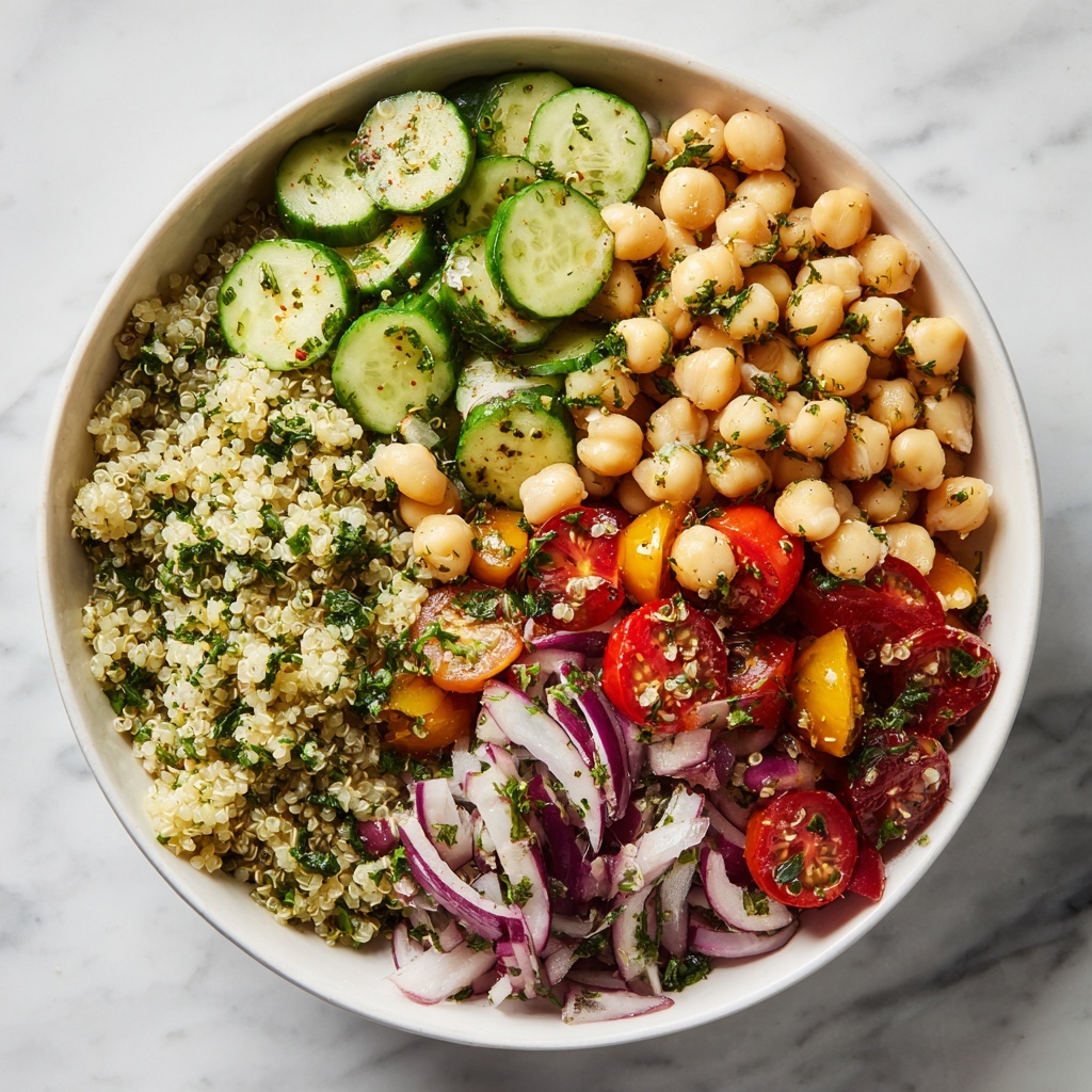 Quinoa Chickpea Power Bowl Recipe - Recipe Image