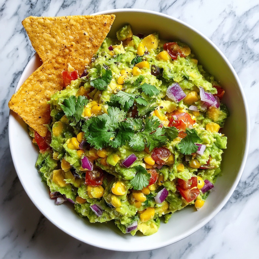 Delicious Corn Guacamole to Bring Joy to Your Table Recipe - Recipe Image