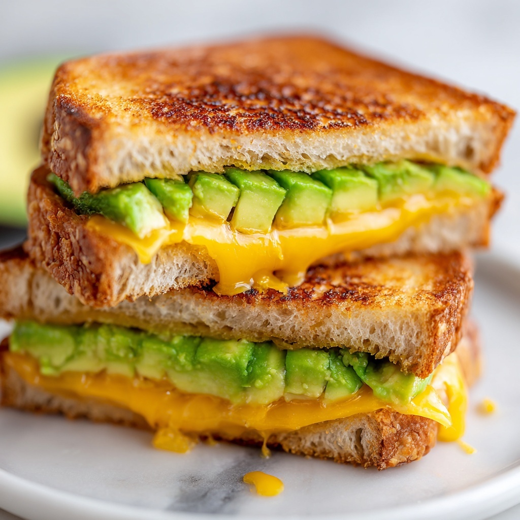 Avocado Grilled Cheese Sandwiches Recipe - Recipe Image