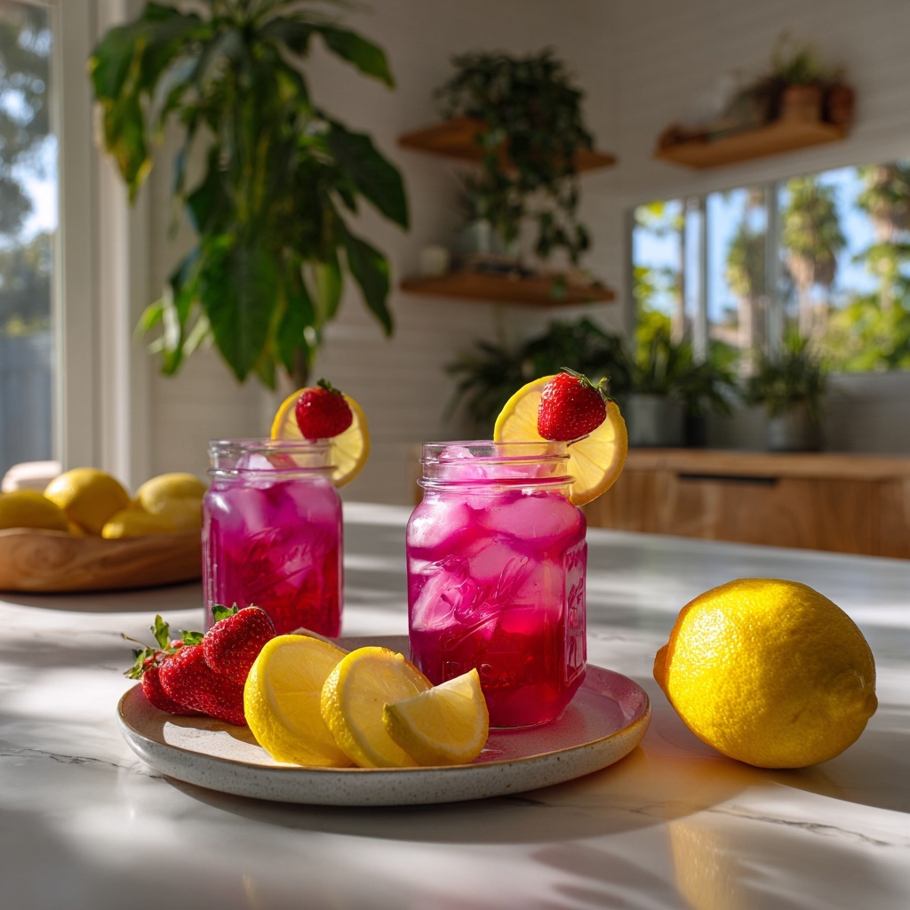 Refreshing Strawberry Lemonade Recipe - Recipe Image