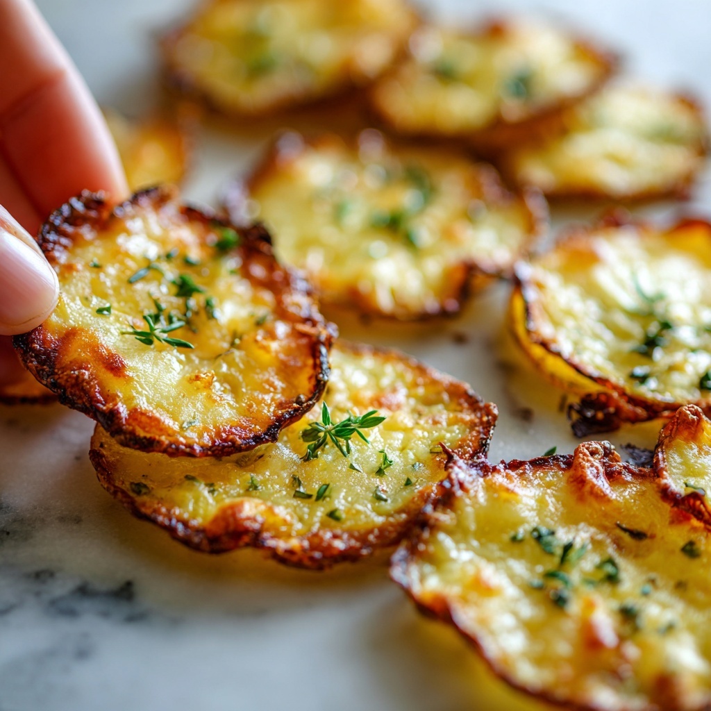 Mini Baked Parmesan Potato Rounds Recipe - Recipe Image