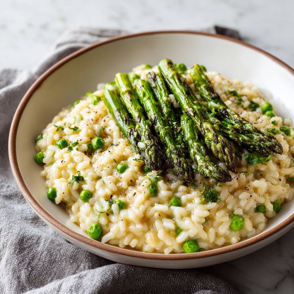 Easy Spring Asparagus Risotto Recipe - Recipe Image