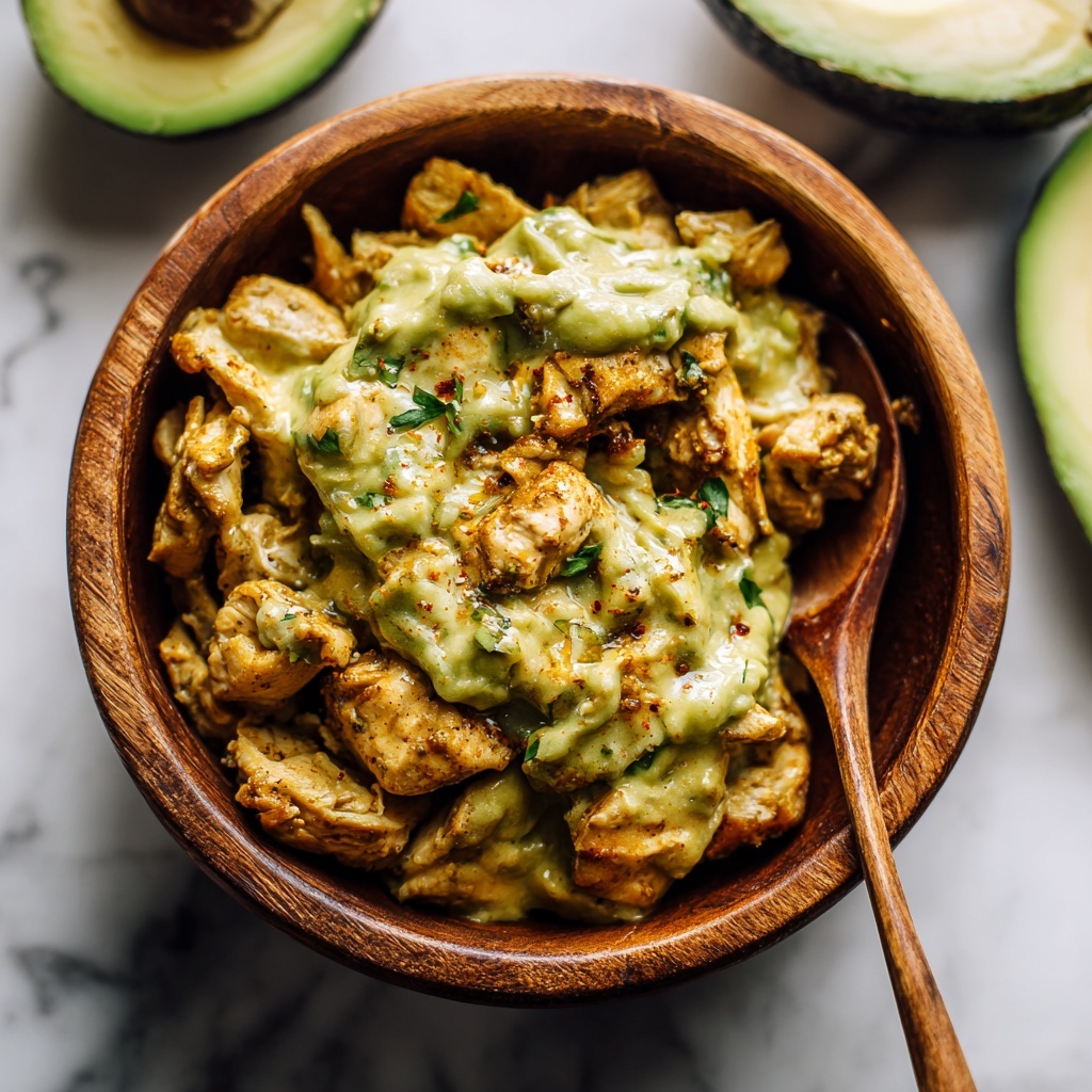 Irresistible Avocado Chicken Salad That’s Super Creamy Recipe - Recipe Image
