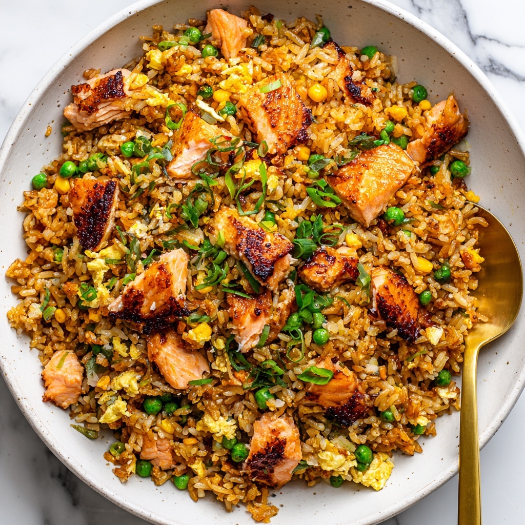 Salmon Fried Rice Recipe - Recipe Image