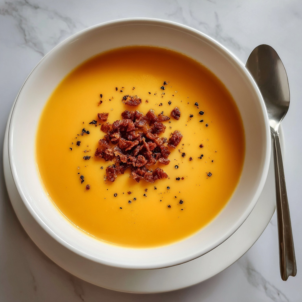 Cheddar Cauliflower and Roasted Garlic Soup Recipe - Recipe Image