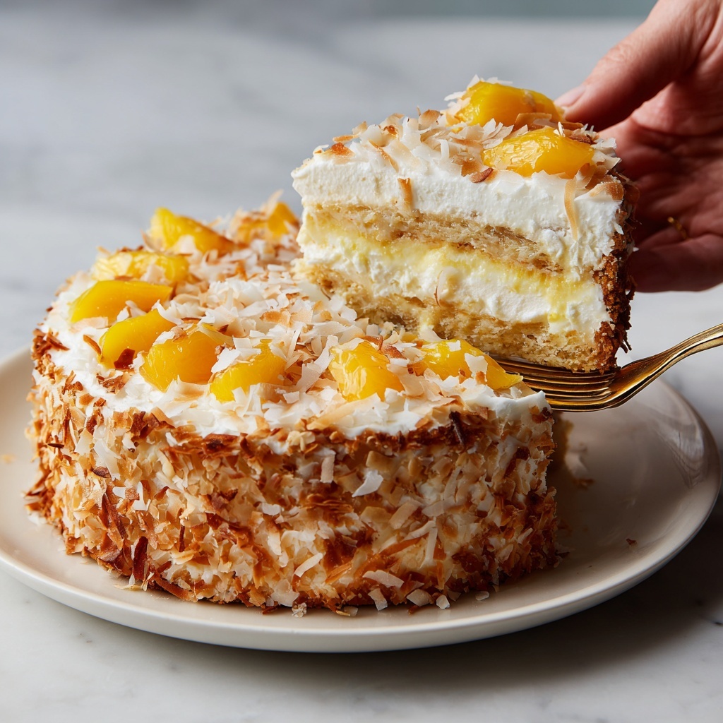 Coconut Cheesecake Bread Pudding Recipe - Recipe Image