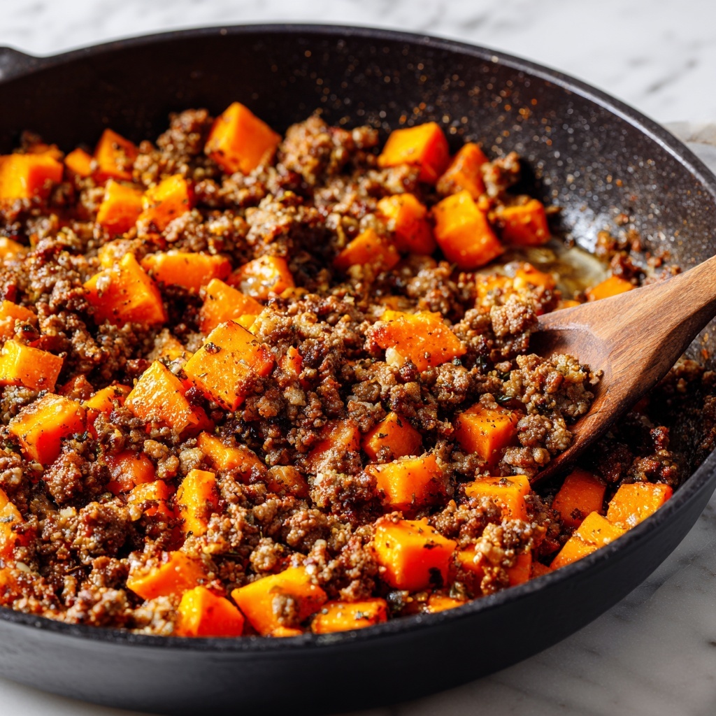 Maple Sausage Sweet Potato Hash for a Cozy Breakfast Delight Recipe - Recipe Image