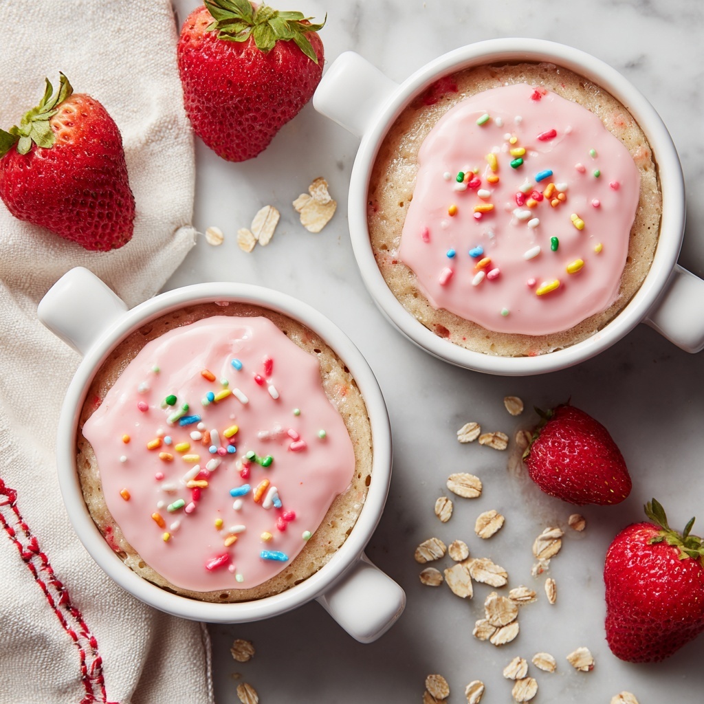 Strawberry Pop-Tart Protein Baked Oats Recipe - Recipe Image