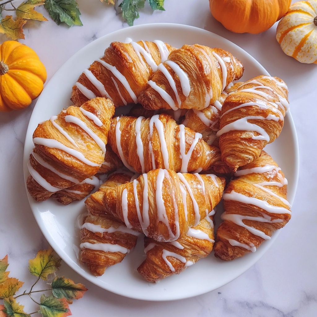 Mini Pumpkin Pie Croissants Recipe - Recipe Image