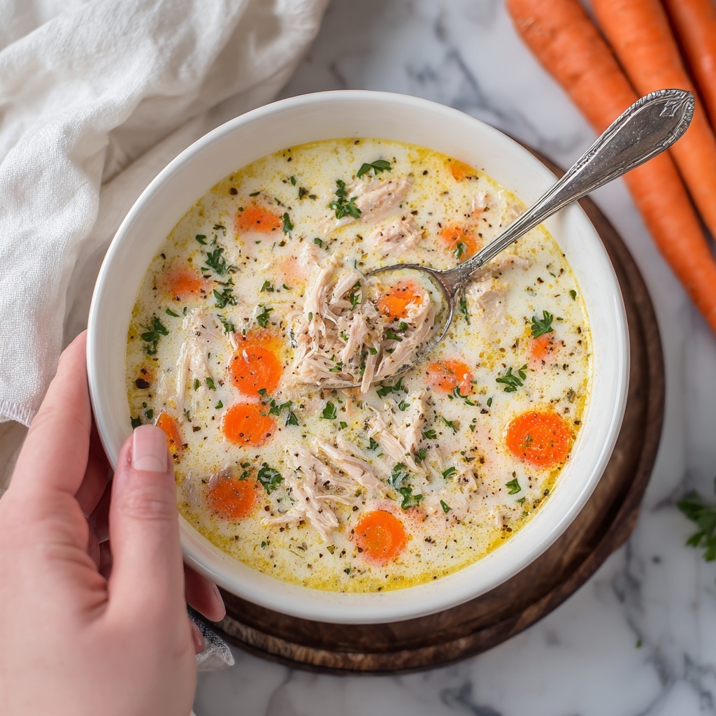 Small Batch Chicken Pot Pie Soup for Two Recipe - Recipe Image