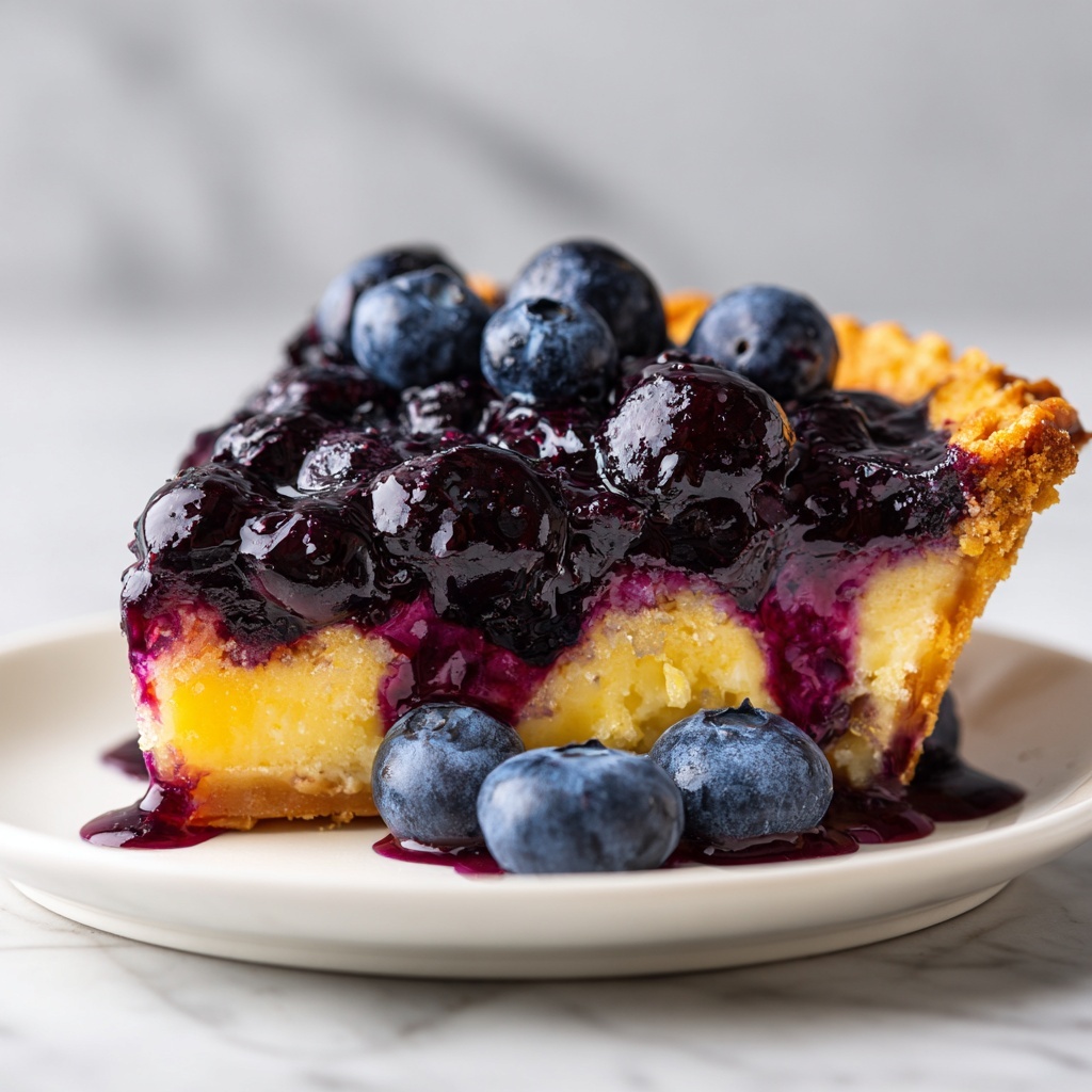 Blueberry Lemon Upside Down Cake Recipe - Recipe Image