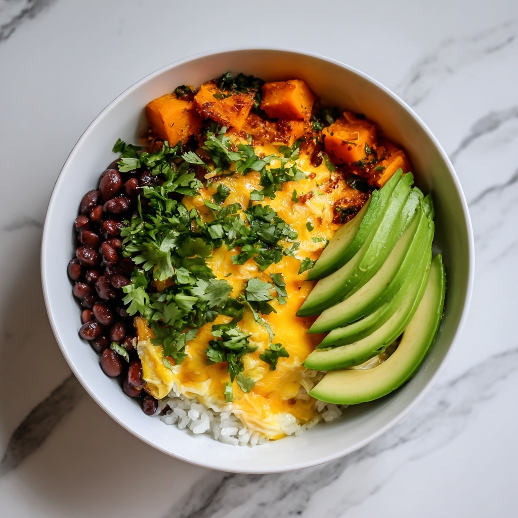 Southwest Sweet Potato Black Bean & Rice Skillet Recipe - Recipe Image