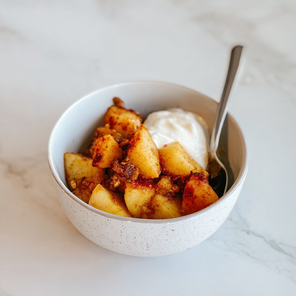 Air Fryer Cinnamon Caramelized Apples Recipe - Recipe Image