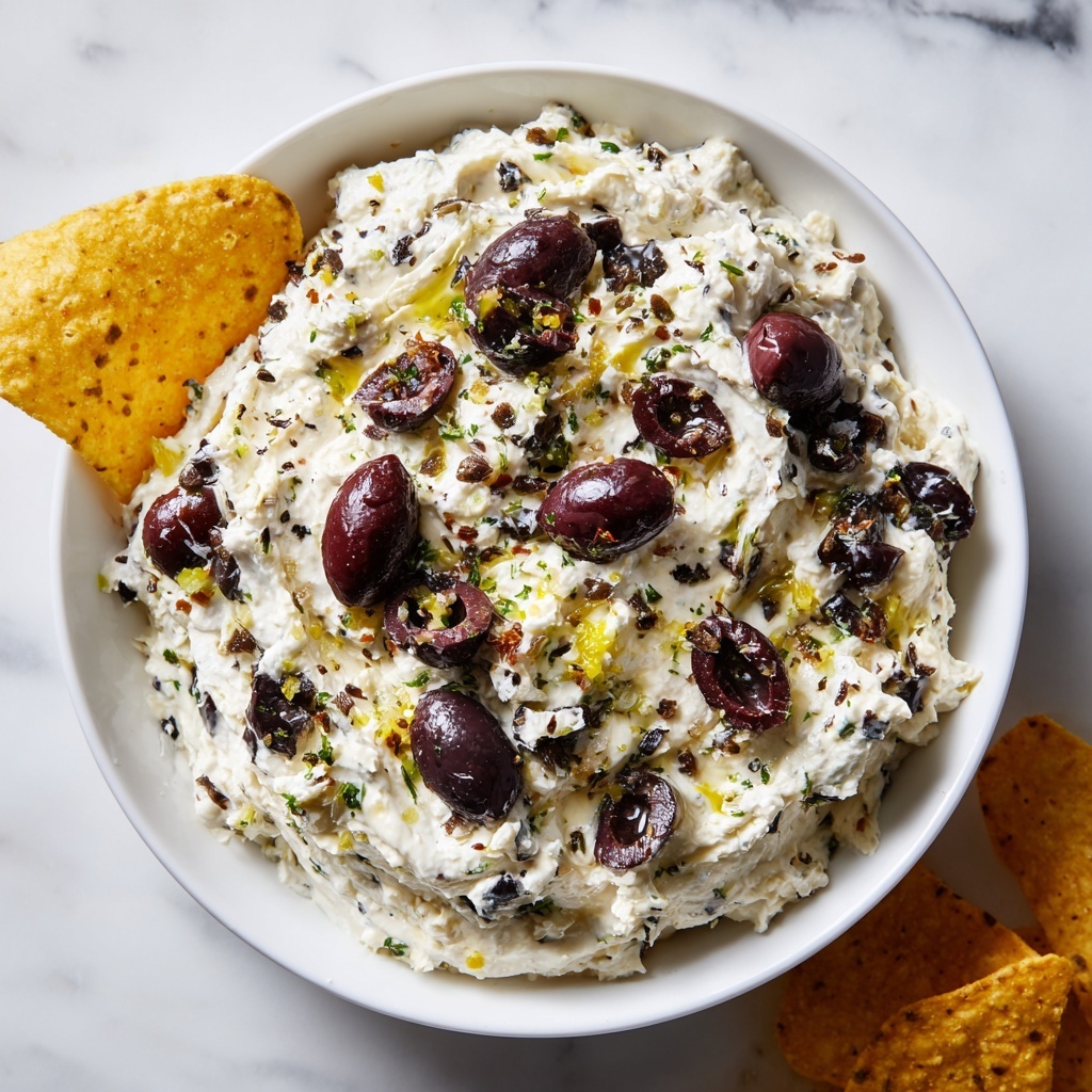 Olive Lovers Dip: A Creamy, Flavorful Olive Spread Recipe - Recipe Image