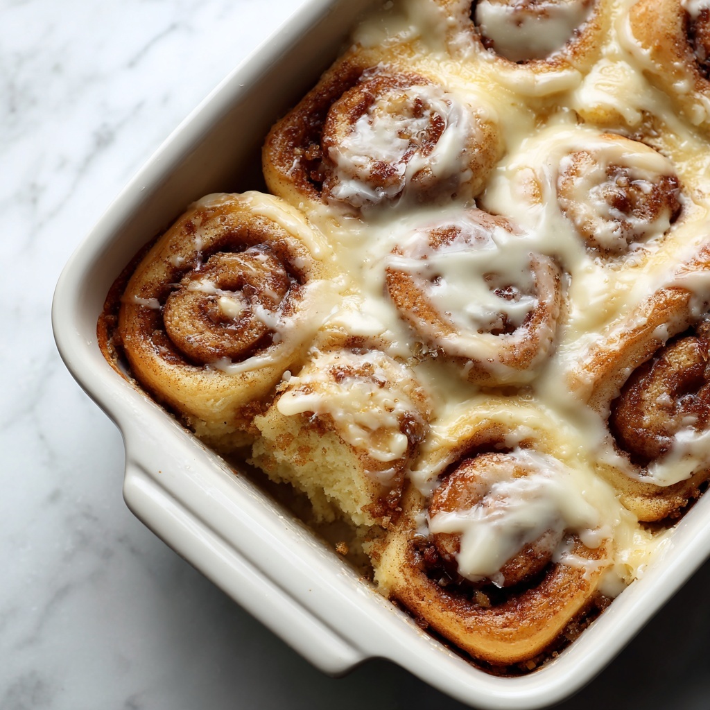 Easy Cinnamon Roll Casserole Recipe - Recipe Image