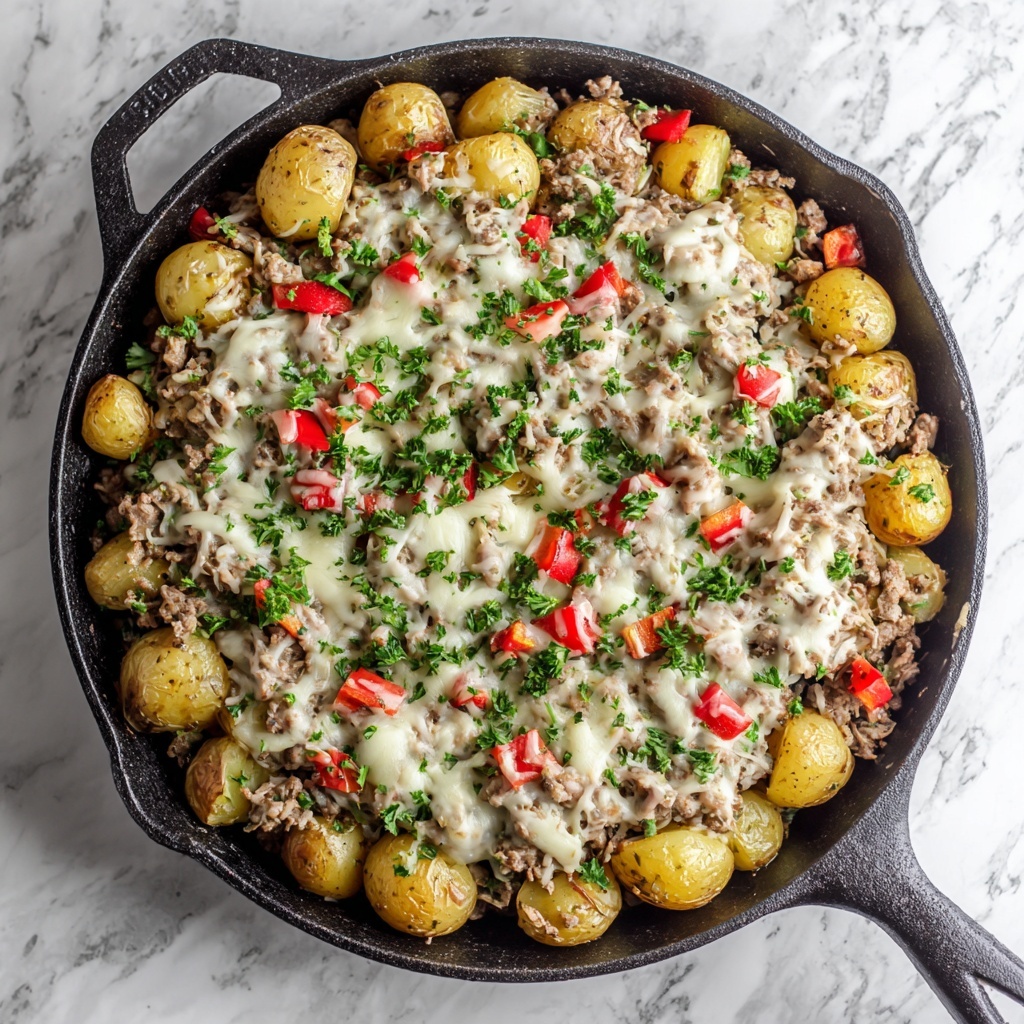 Mexican Ground Beef and Potato Skillet Recipe - Recipe Image