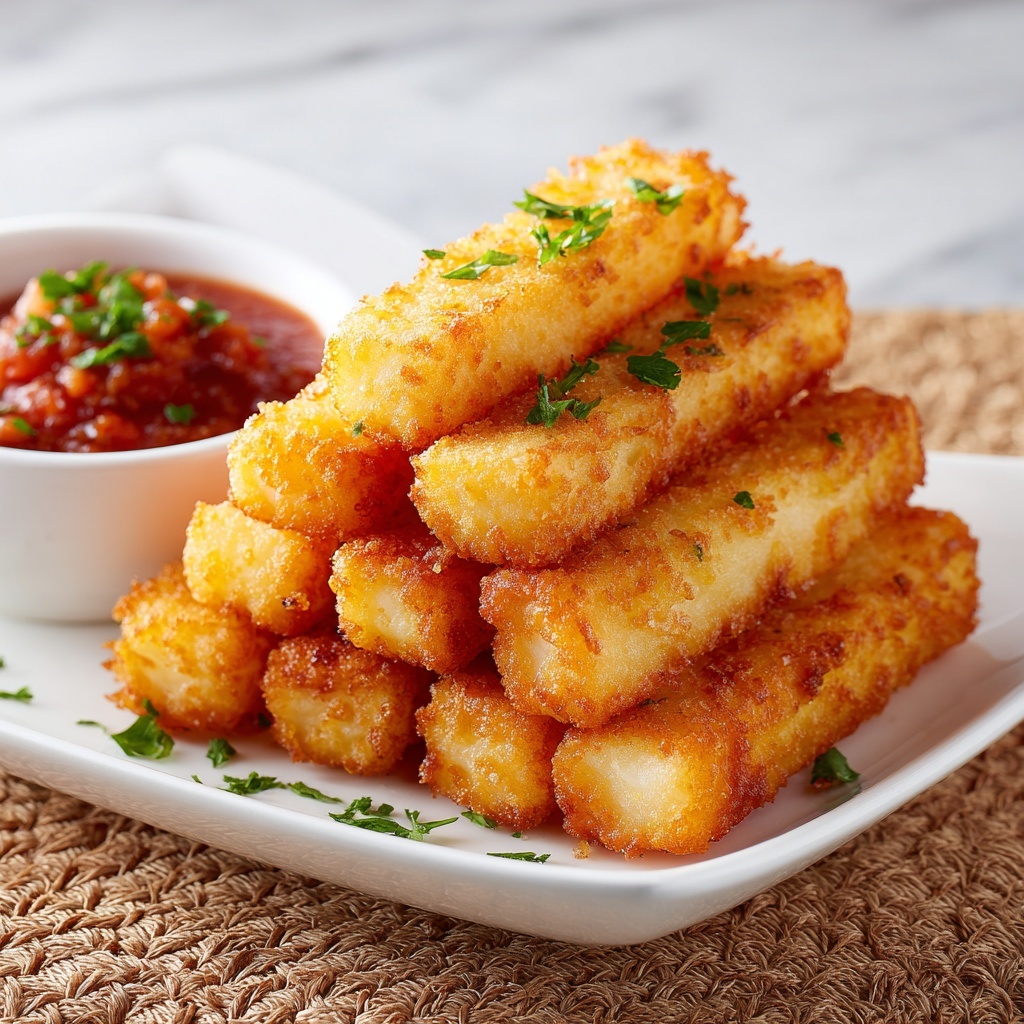 Crispy Homemade Potato Fingers Recipe - Recipe Image