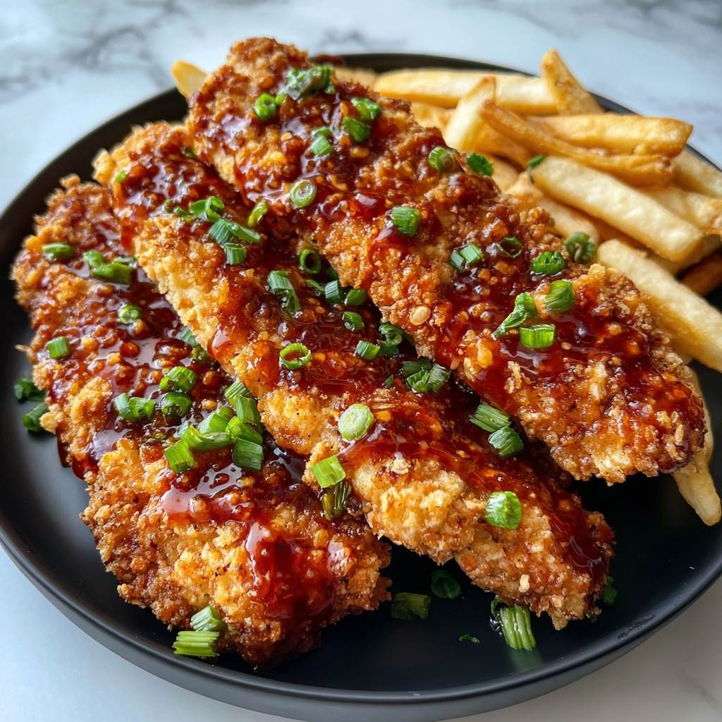 Crispy Honey Butter Chicken Tenders Recipe - Recipe Image