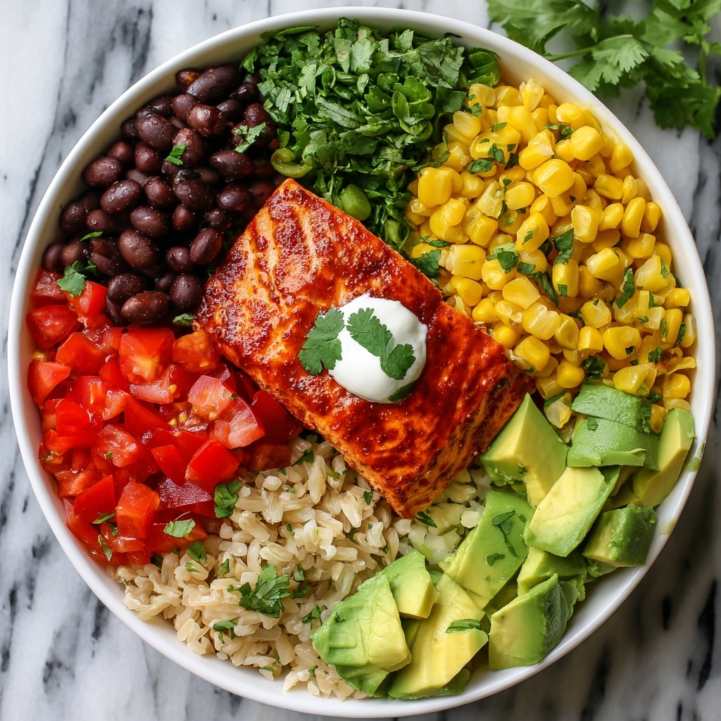 Salmon Burrito Bowl Recipe - Recipe Image