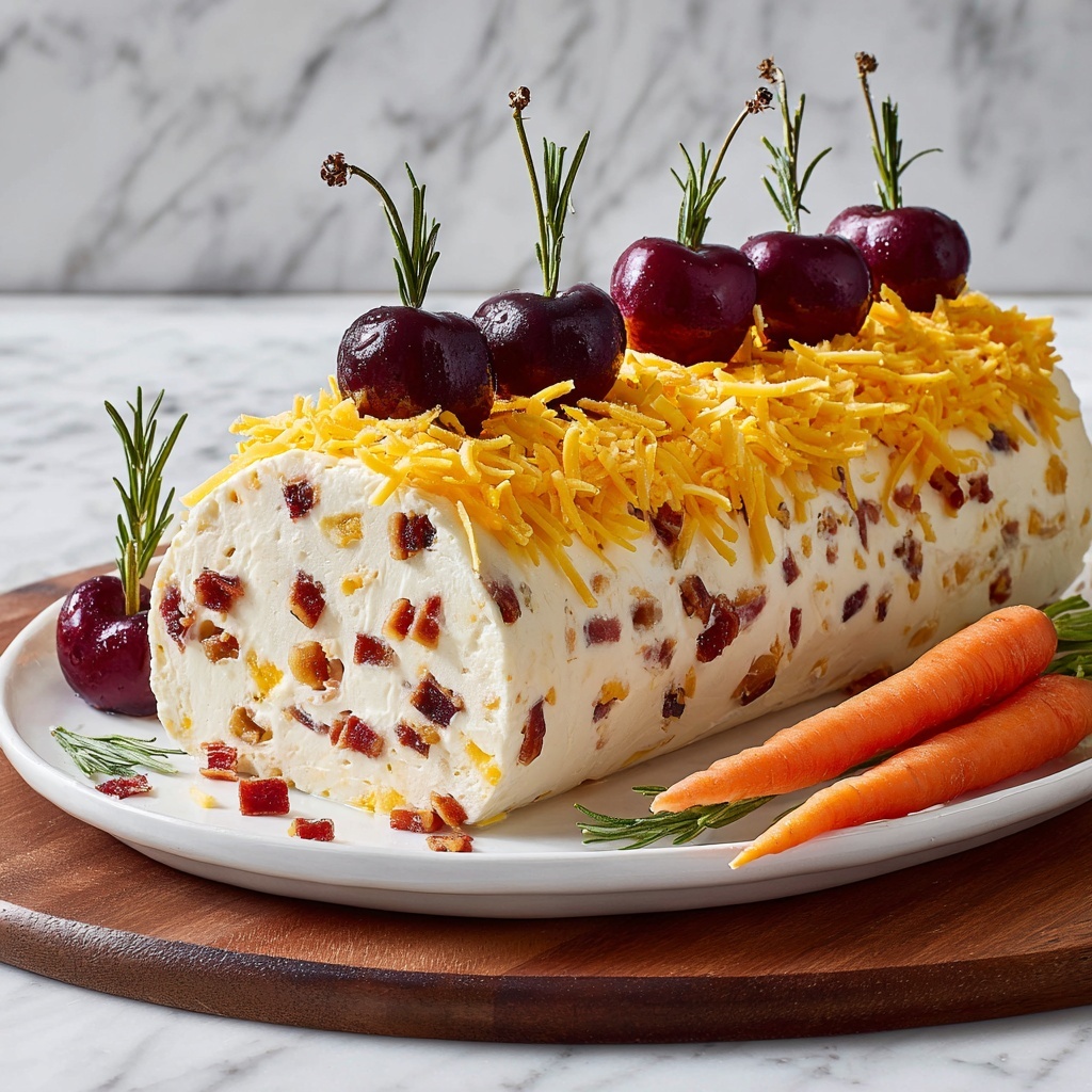 Mouthwatering Antipasto Cream Cheese Log for Your Festive Table Recipe - Recipe Image
