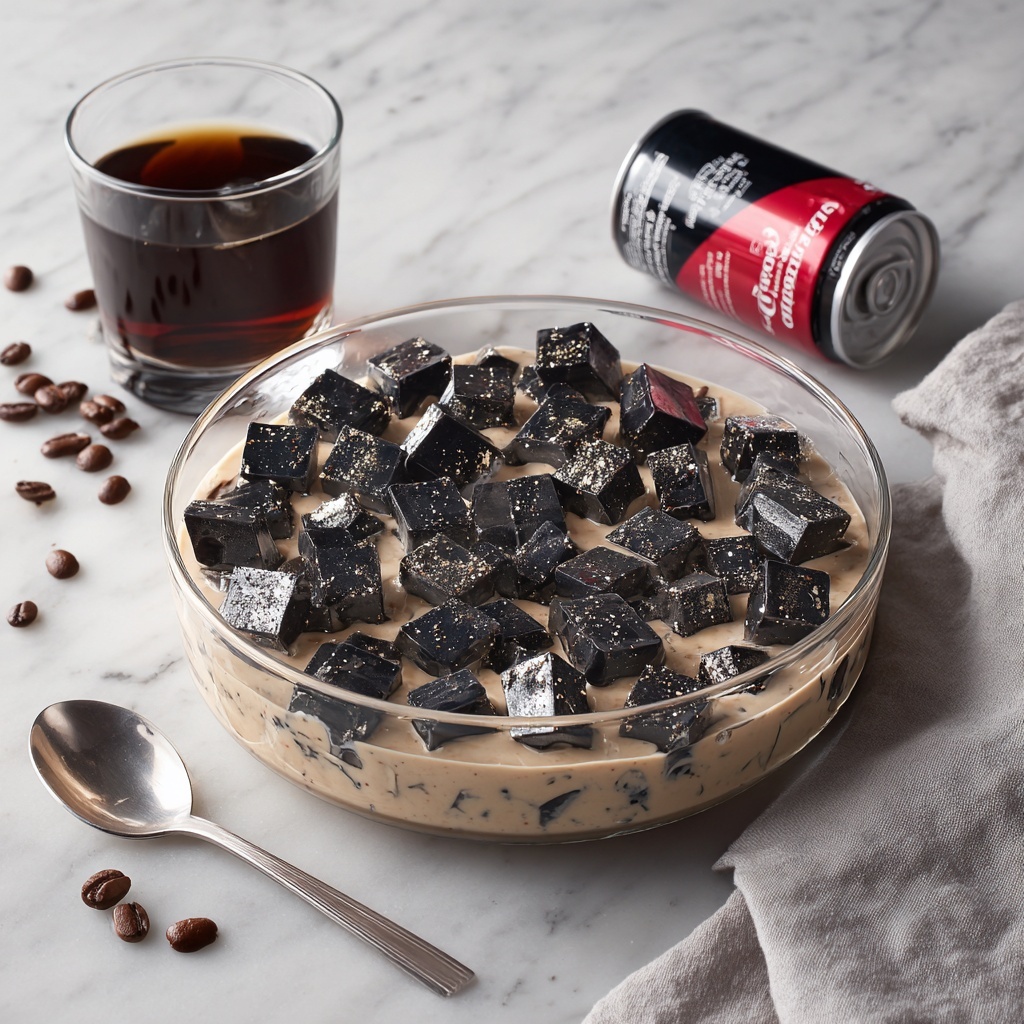 Deliciously Cool Coffee Jelly Recipe - Recipe Image