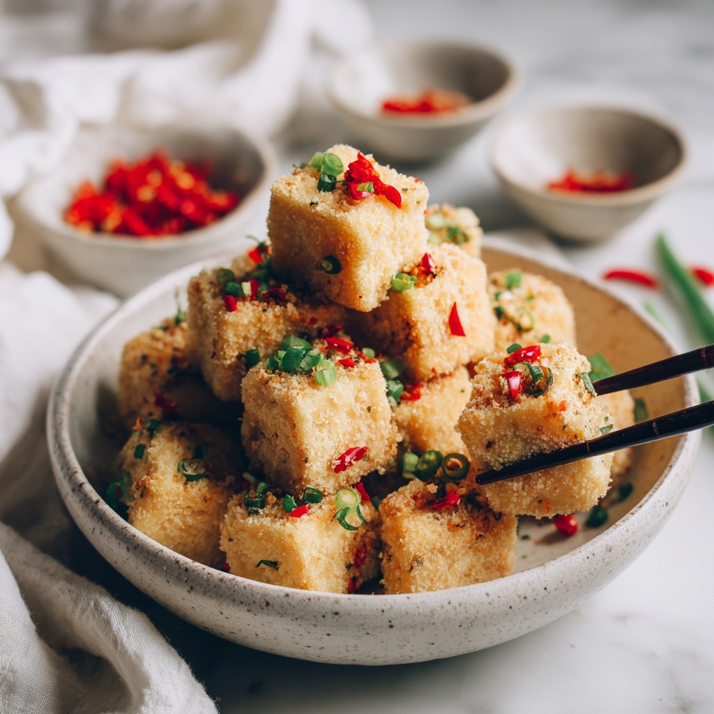 Crispy Salt and Pepper Tofu Recipe - Recipe Image