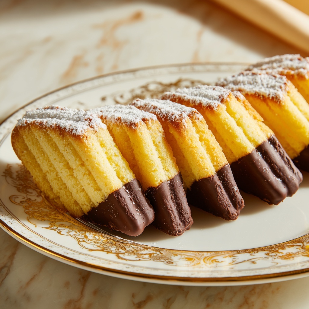 Zesty Orange Shortbread Cookie Sticks Recipe - Recipe Image