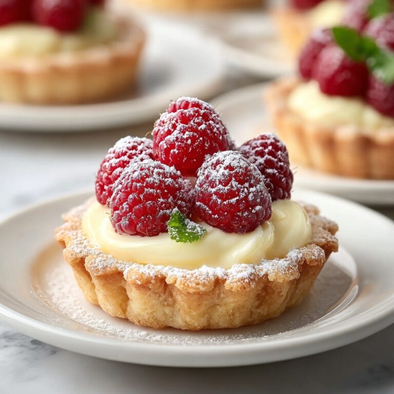 Decadent White Chocolate Mousse Tartlets Recipe