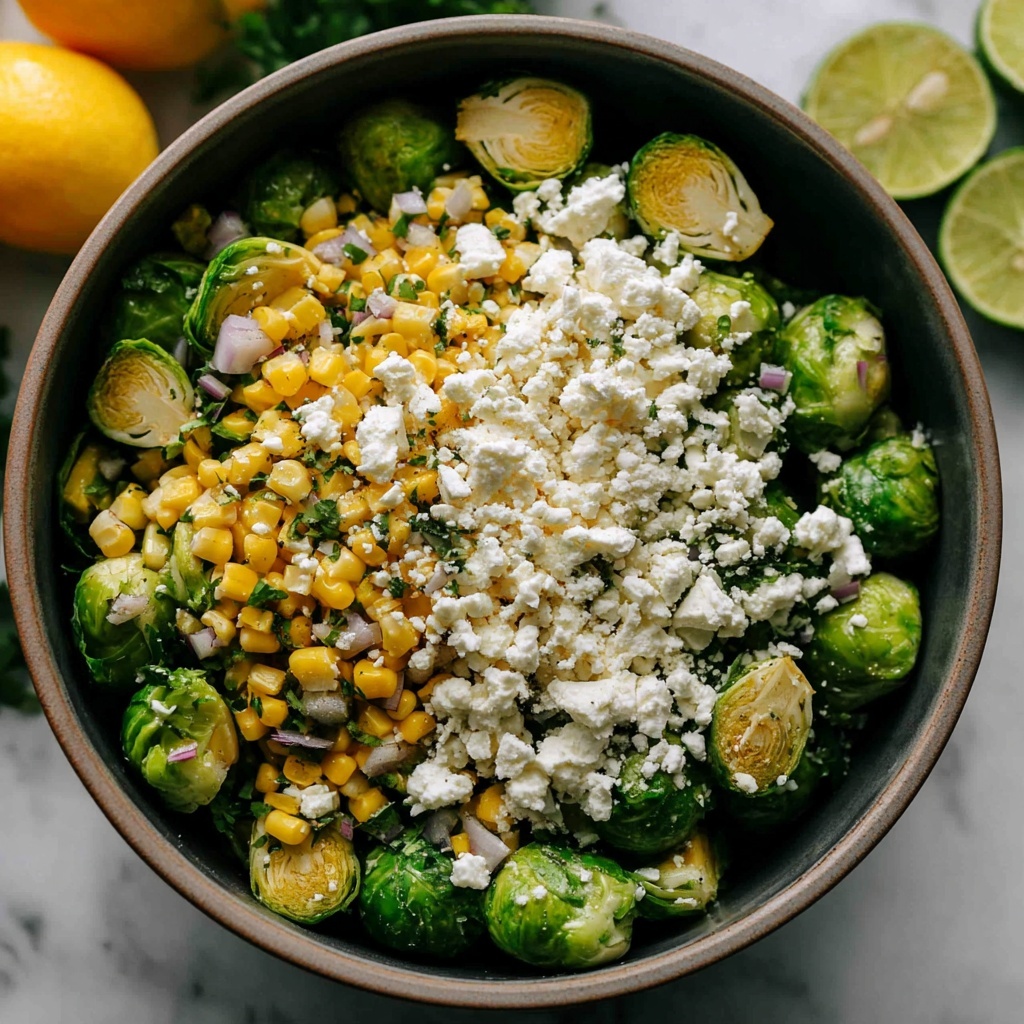 Mexican Street Corn Brussels Sprouts Recipe - Recipe Image