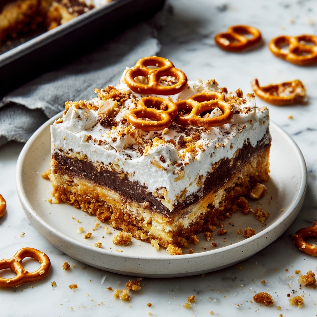 Unforgettable Peanut Butter Pretzel Pie Recipe - Recipe Image