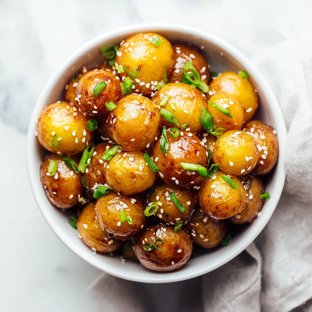 Savory Korean Braised Baby Potatoes Recipe - Recipe Image