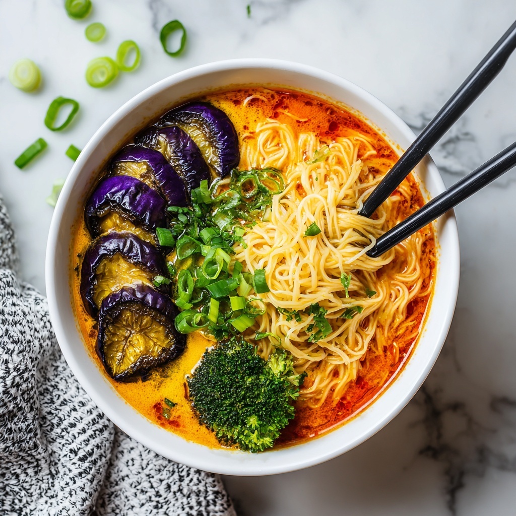 Creamy Thai Red Curry Ramen Recipe - Recipe Image