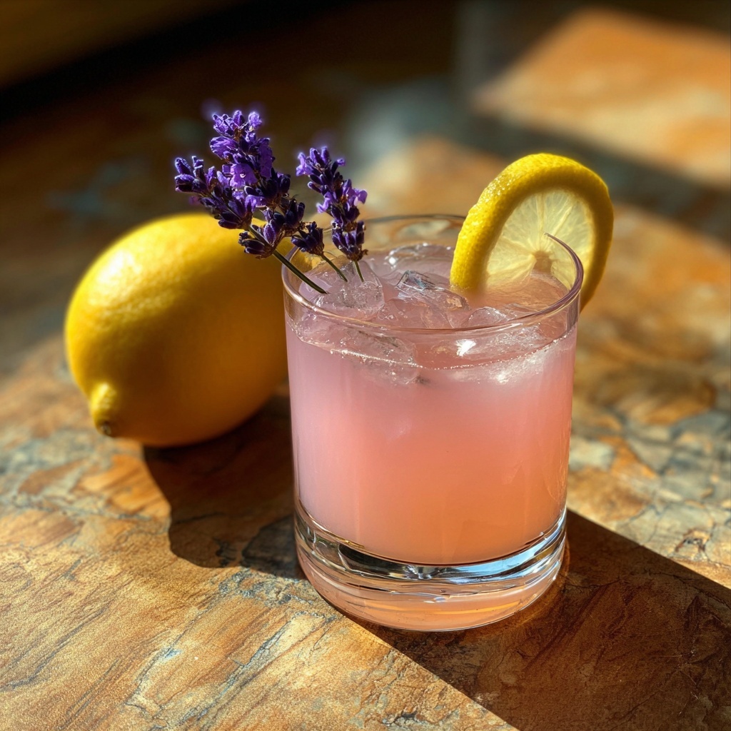 Lavender Lemonade Fizz Mocktail for Refreshing Summer Sips Recipe - Recipe Image