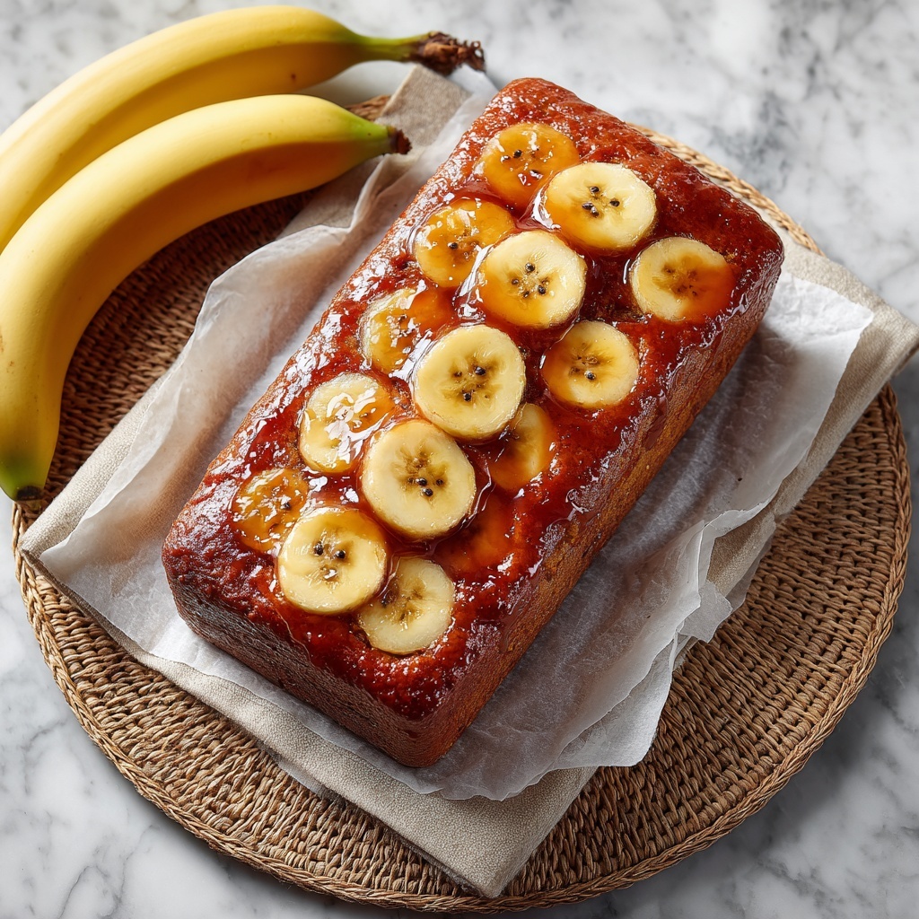 Irresistible Caramelized Upside-Down Banana Bread Recipe - Recipe Image